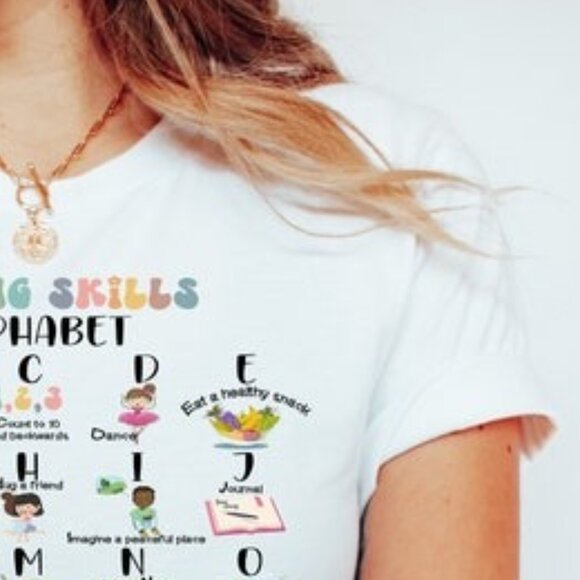 ABC Coping Skills Shirt, Coping Skill Alphabet Shirt, School Counselor Shirt - Picture 3 of 4